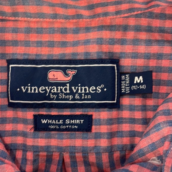Boys Vineyard Vines button down, size medium (12-14) - Picture 3 of 4